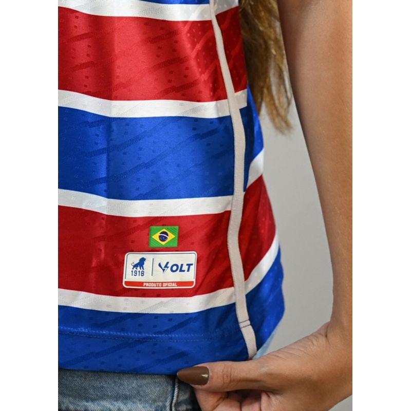 Camisa Fortaleza I 2025 Tradição Escudo Retrô Feminina