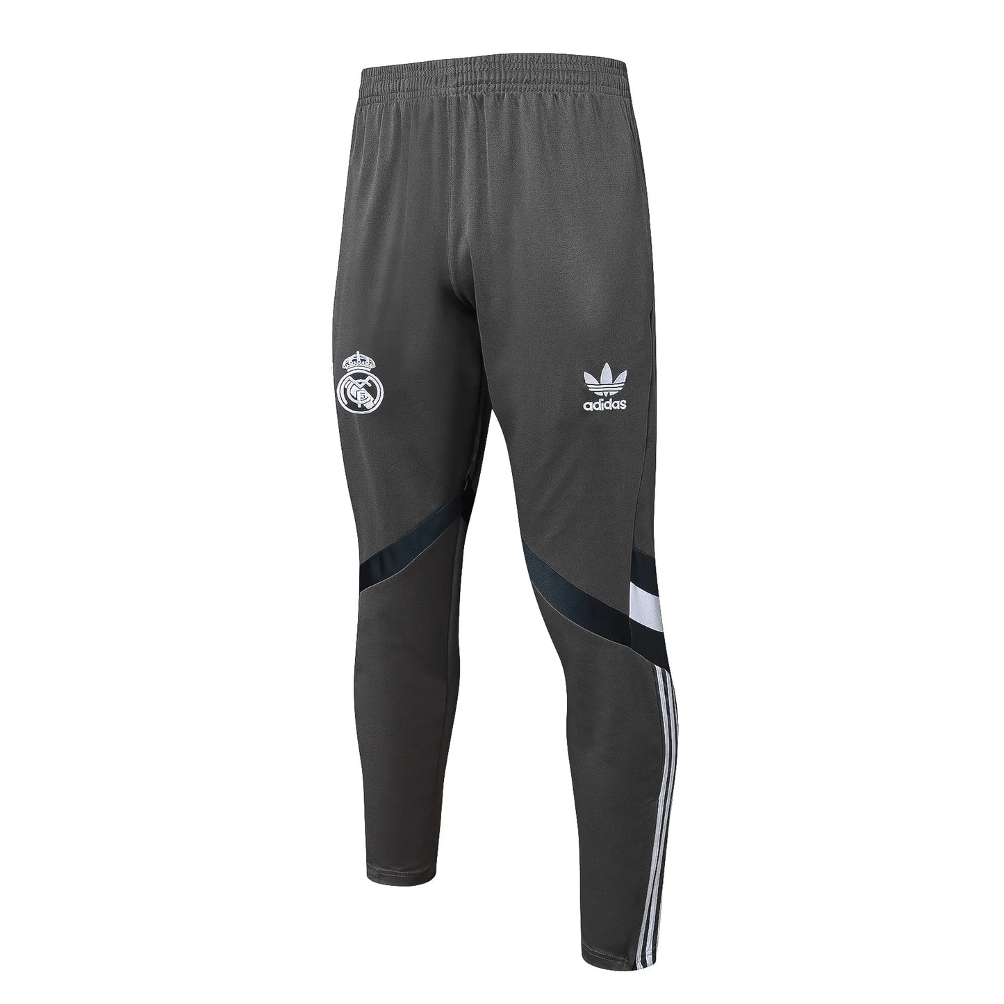 Conjunto Agasalho Real Madrid 24/25 Cinza Escuro