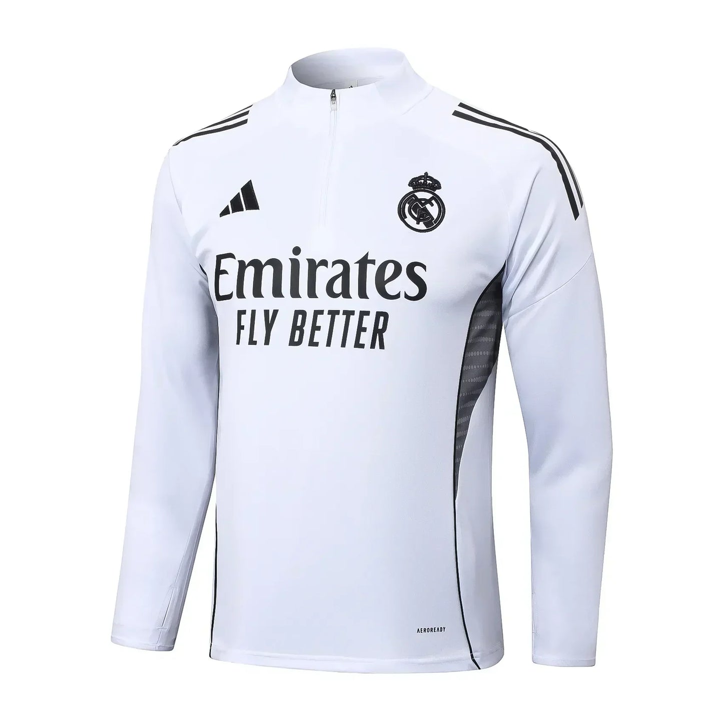 Conjunto Agasalho Real Madrid 25/26 Branco