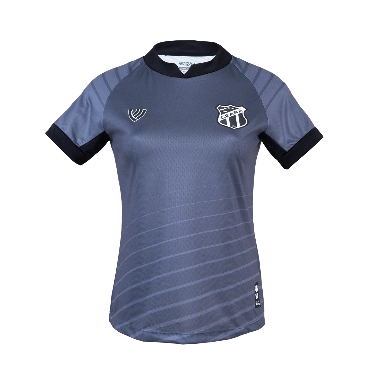 Camisa Goleiro Ceará II 2025 Feminina Chumbo