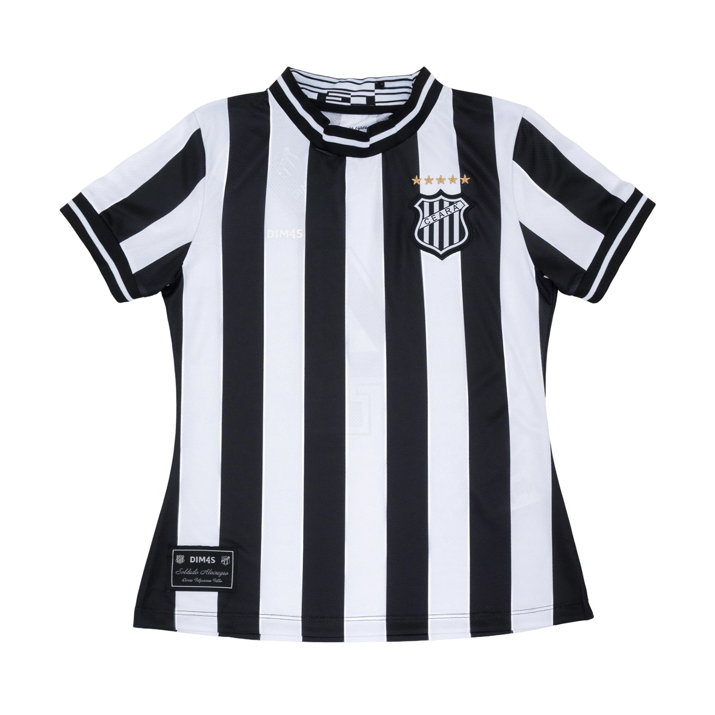 Camisa Ceará Retrô DIM4S 2025 Feminina Listrada