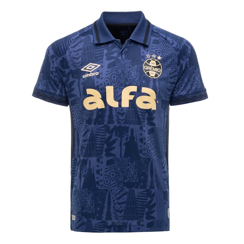 Camisa Grêmio III 2025/26 Marinho Atleta Umbro