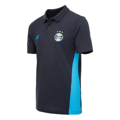 Polo Grêmio Grafite/Celeste NB Viagem 2026