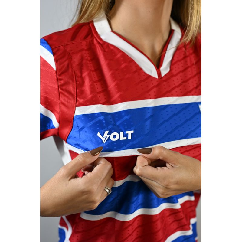 Camisa Fortaleza I 2025 Tradição Escudo Retrô Feminina