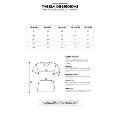 Camisa Fortaleza Dia dos Pais 2025 Feminina
