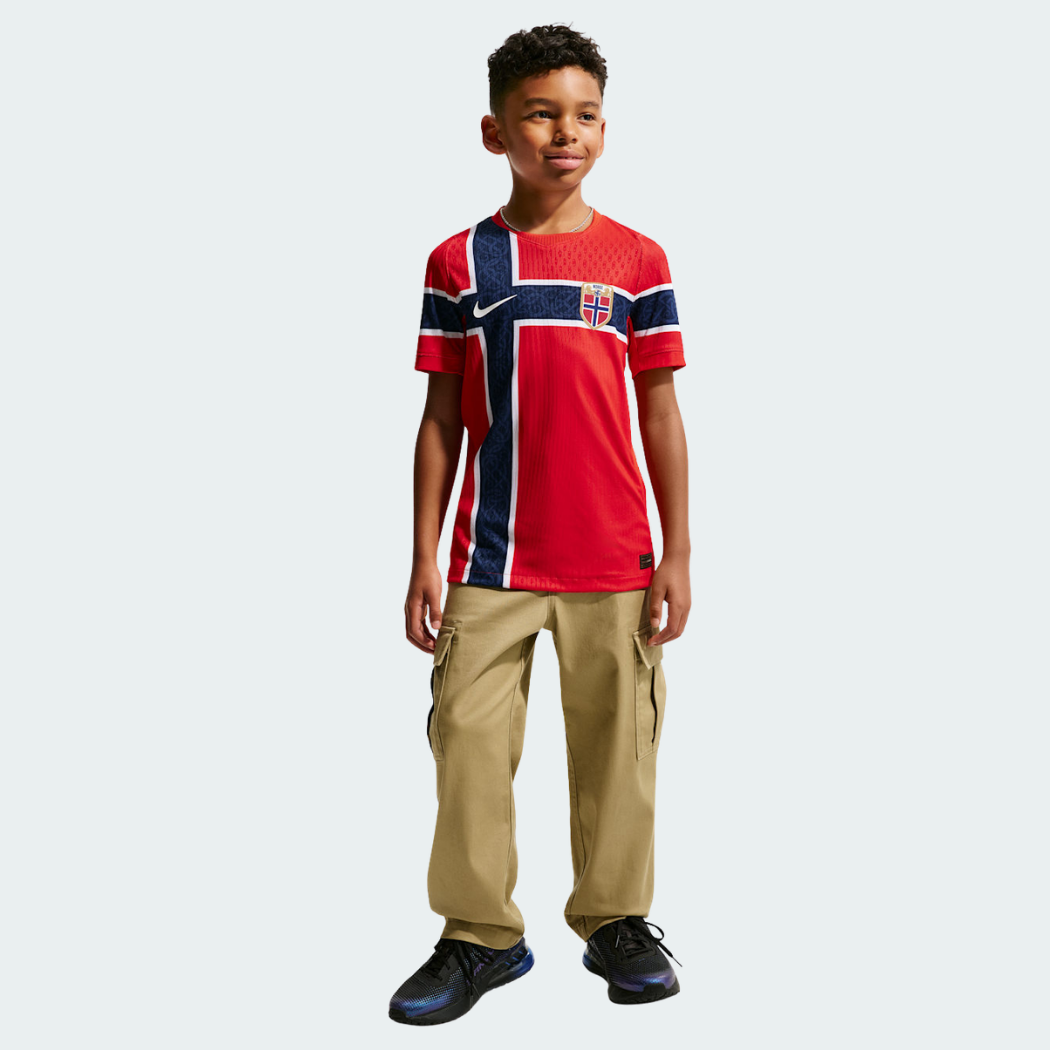 Camisa Noruega 2026/27 Home Infantil
