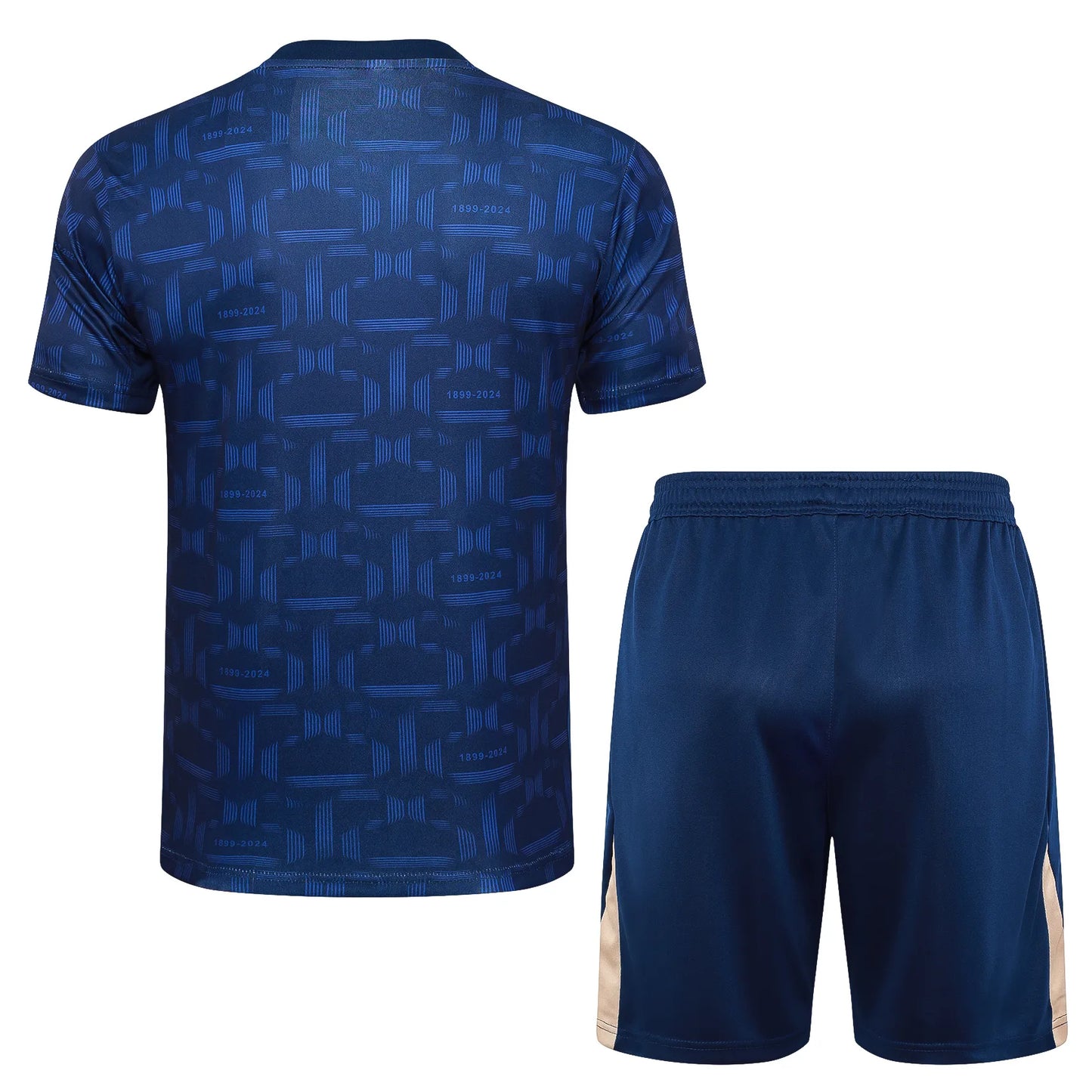 Conjunto Barcelona Treino 24/25 Azul Escuro