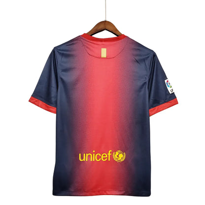 Camisa Barcelona 12/13 Home Retrô Patch Campeão 2011