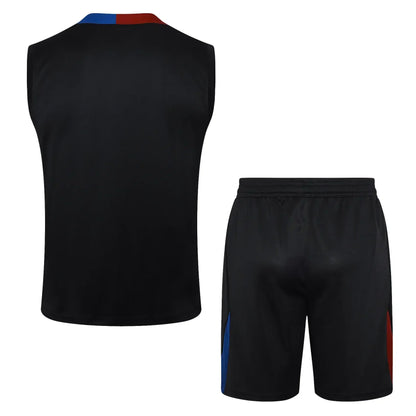 Conjunto Barcelona Treino Regata 24/25 Preto