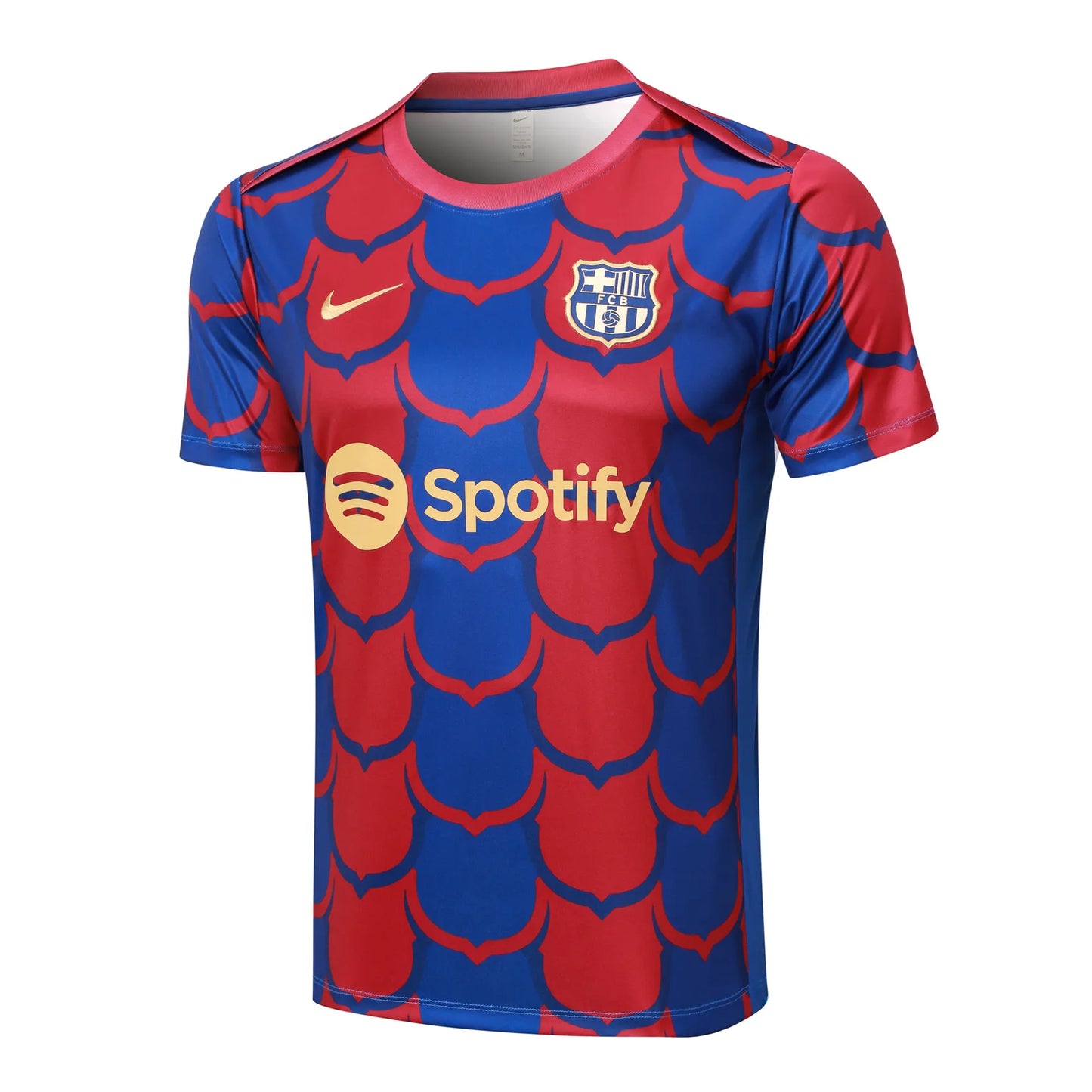Conjunto Barcelona Treino 24/25 Azul Vermelho
