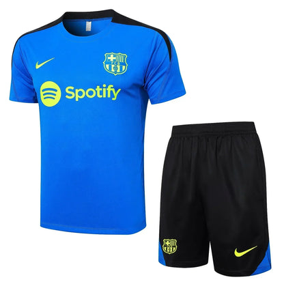 Conjunto Barcelona Treino 24/25 Azul Claro