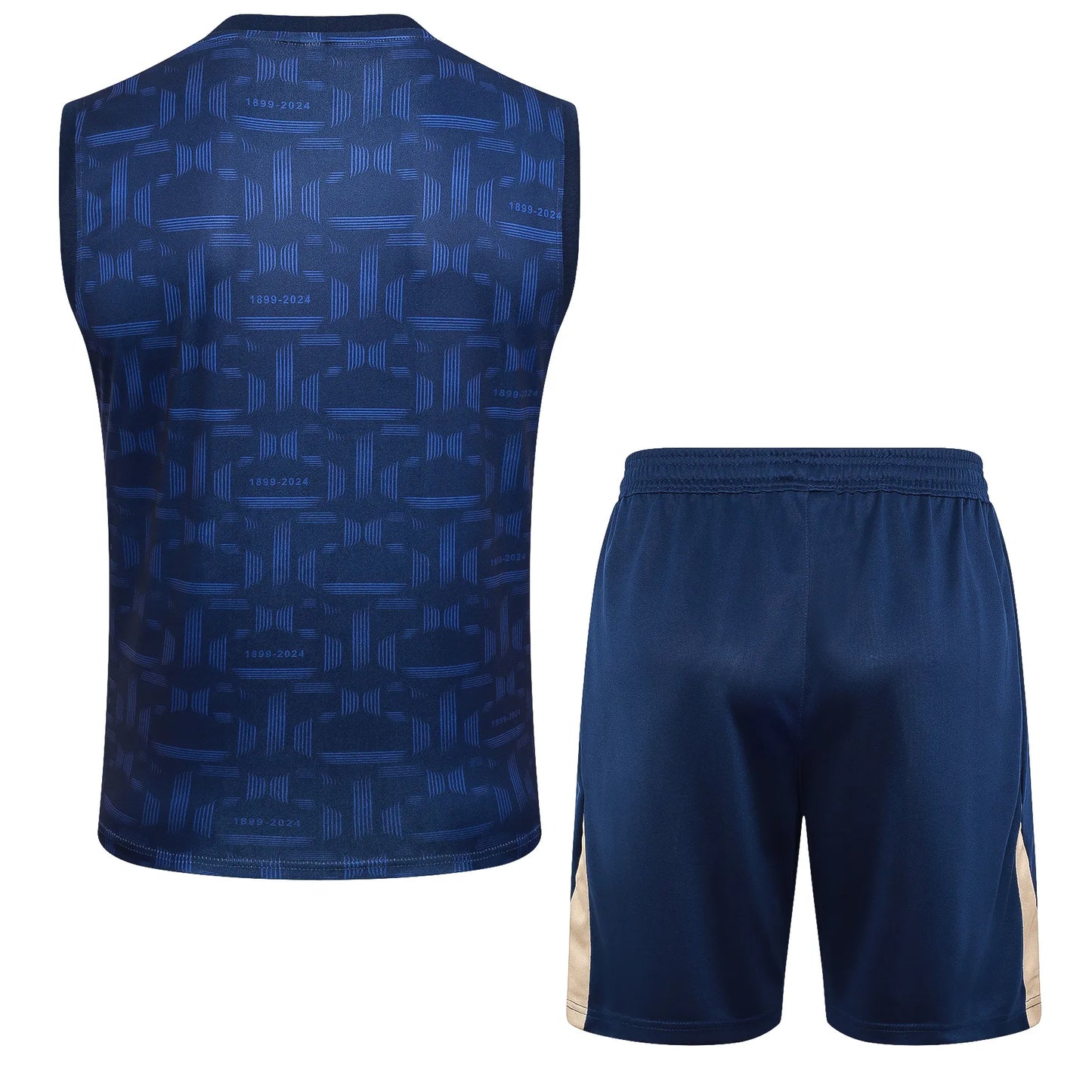 Conjunto Barcelona Treino Regata 24/25 Azul Escuro