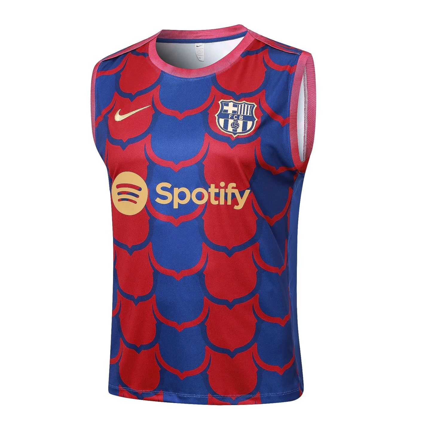 Conjunto Barcelona Treino Regata 24/25 Azul Vermelho