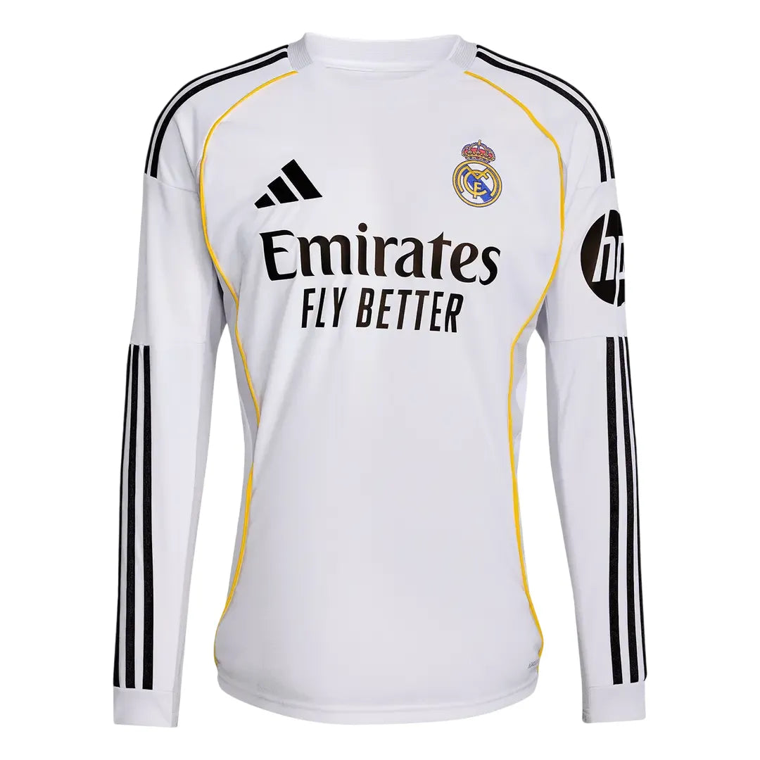 Camisa Real Madrid 25/26 Home Manga Longa