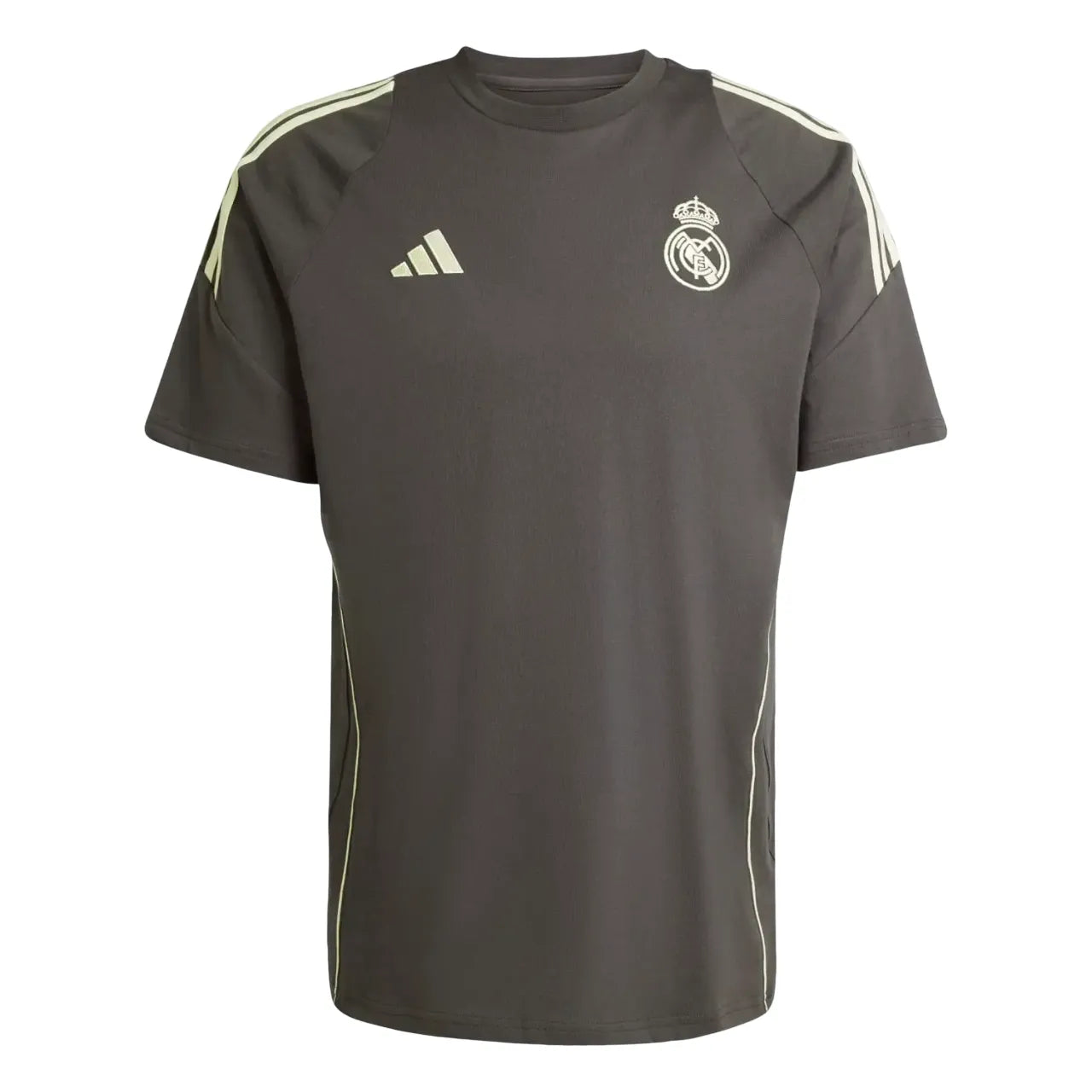 Camisa Real Madrid Treino 25/26 Caqui Escuro