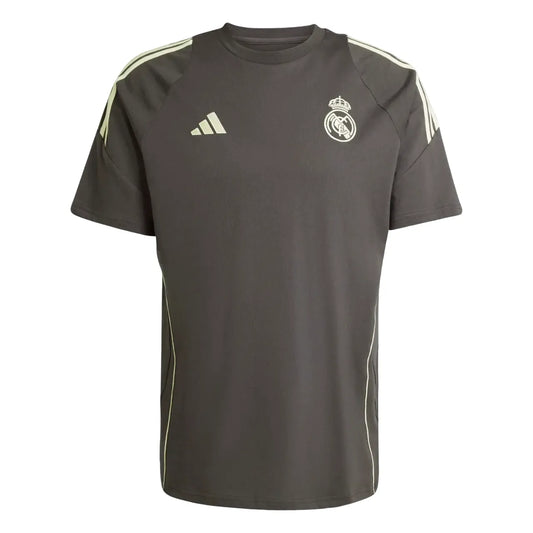 Camisa Real Madrid Treino 25/26 Caqui Escuro