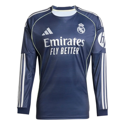Camisa Real Madrid 25/26 Away Manga Longa