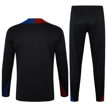 Conjunto Agasalho Barcelona 24/25 Preto