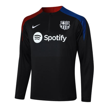 Conjunto Agasalho Barcelona 24/25 Preto