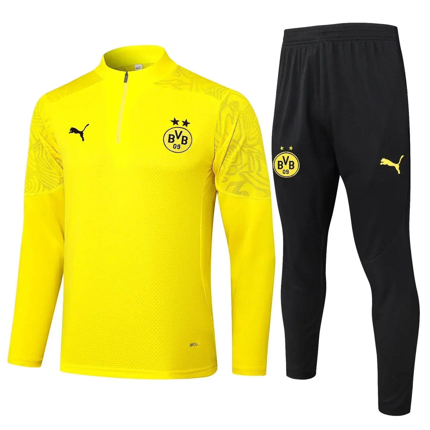 Conjunto Agasalho Borussia Dortmund 24/25 Amarelo
