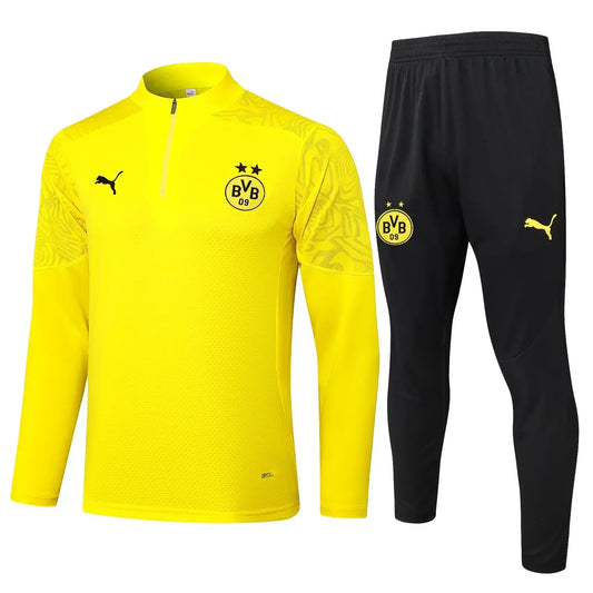 Conjunto Agasalho Borussia Dortmund 24/25 Amarelo