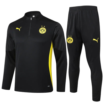 Conjunto Agasalho Borussia Dortmund 24/25 Preto