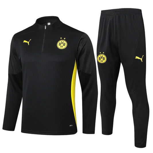 Conjunto Agasalho Borussia Dortmund 24/25 Preto