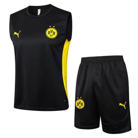 Conjunto Treino Regata Borussia Dortmund 24/25 Preto