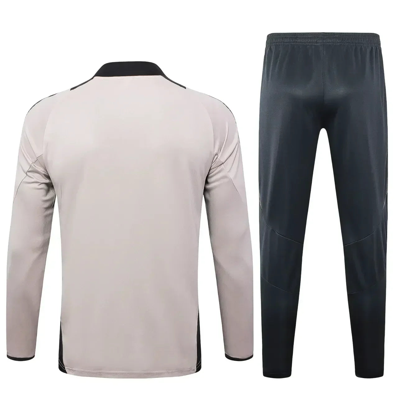 Conjunto Agasalho Real Madrid 24/25 Cinza Claro