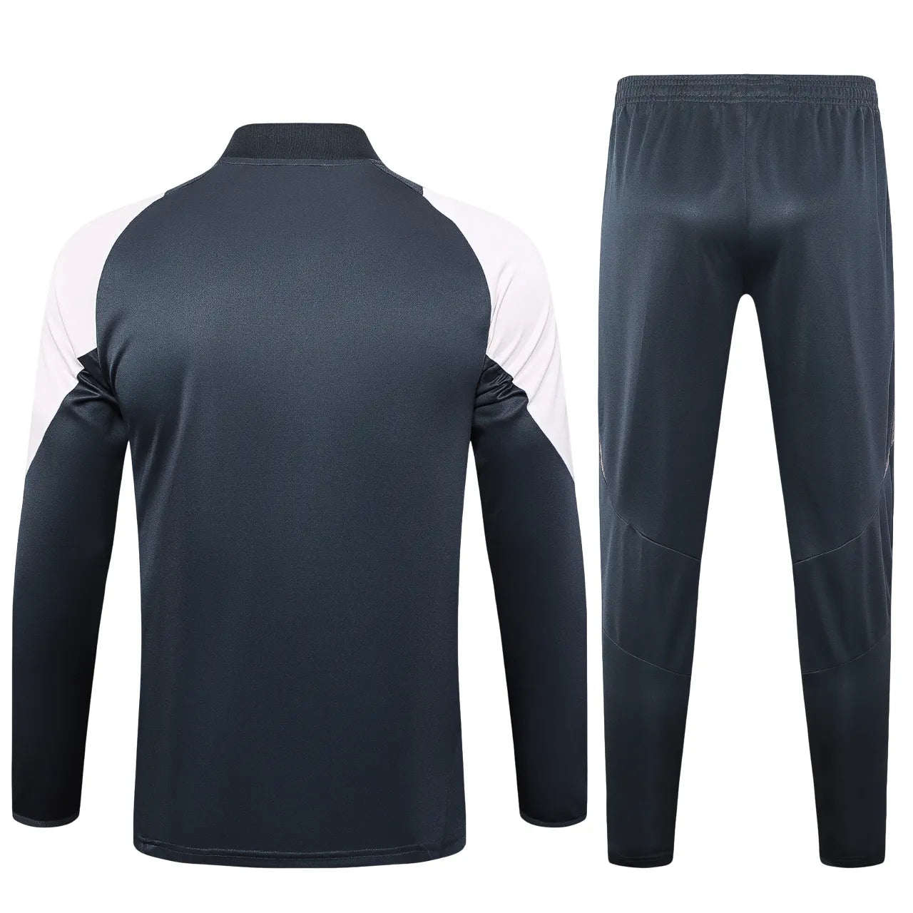 Conjunto Agasalho Real Madrid 24/25 Cinza e Branco
