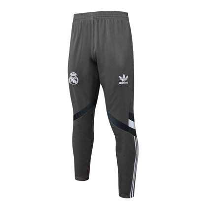 Conjunto Agasalho Real Madrid 24/25 Cinza Escuro