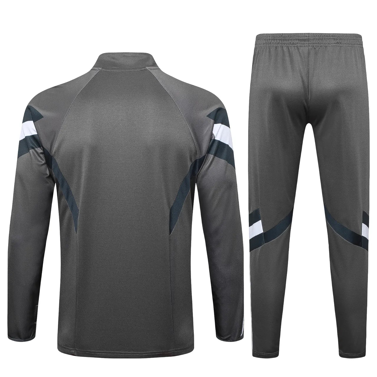 Conjunto Agasalho Real Madrid 24/25 Cinza Escuro