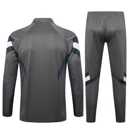 Conjunto Agasalho Real Madrid 24/25 Cinza Escuro