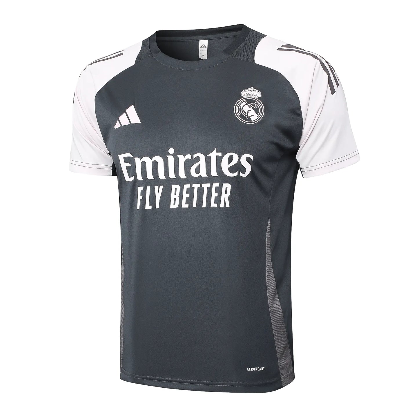 Conjunto Real Madrid Treino 24/25 Cinza Liso