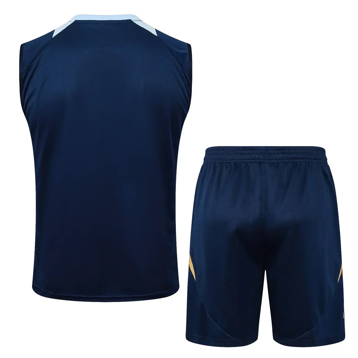 Conjunto Real Madrid Treino Regata 24/25 Azul Escuro