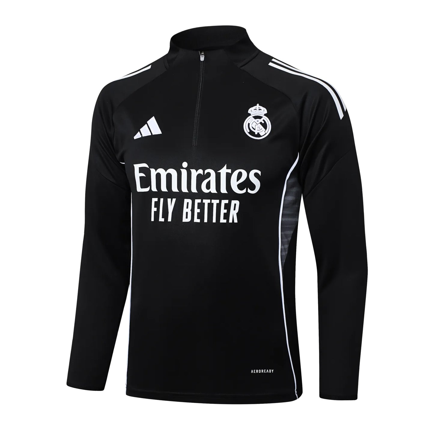 Conjunto Agasalho Real Madrid 25/26 Preto