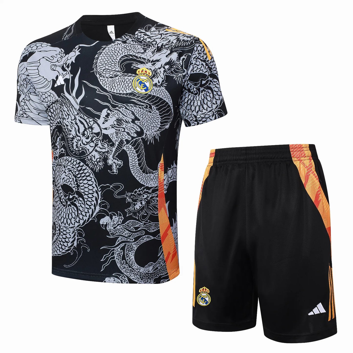 Conjunto Real Madrid Treino 24/25 Cinza Dragão