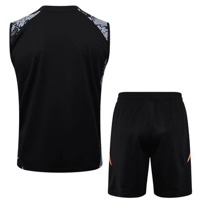 Conjunto Real Madrid Treino Regata 24/25 Cinza Dragão