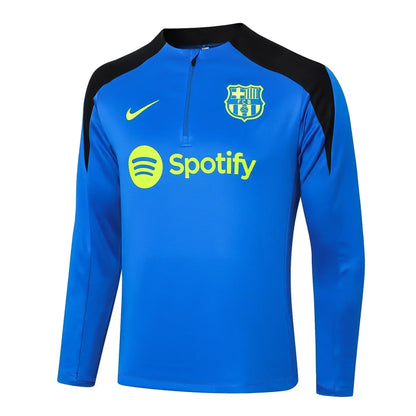 Conjunto Agasalho Barcelona 24/25 Azul Marinho