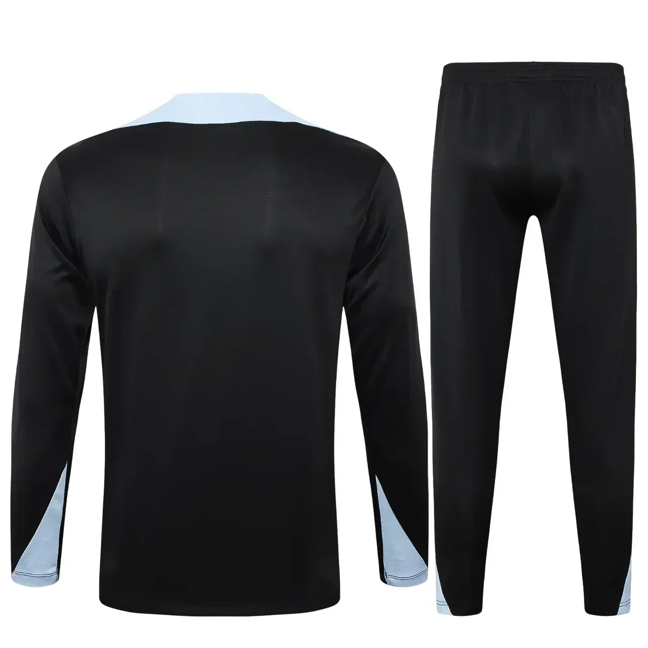 Conjunto Agasalho Barcelona 24/25 Preto e Branco