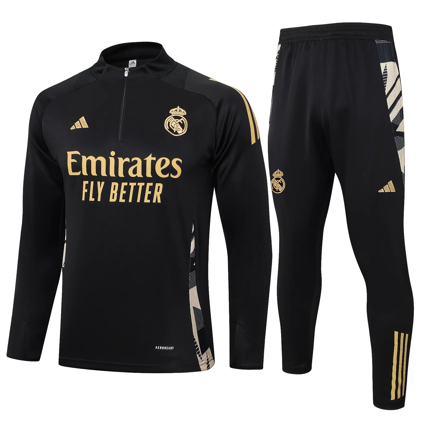 Conjunto Agasalho Real Madrid 24/25 Preto