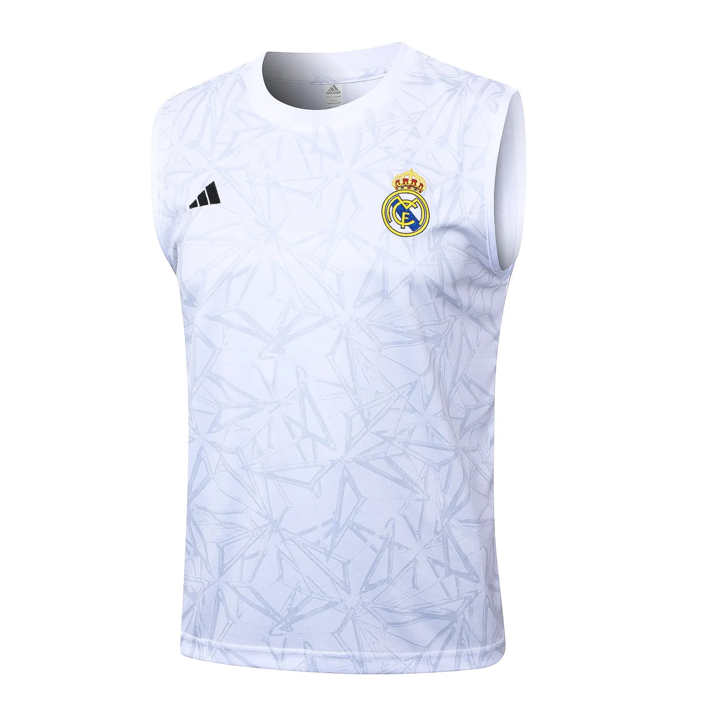 Conjunto Real Madrid Treino Regata 24/25 Branco Cru