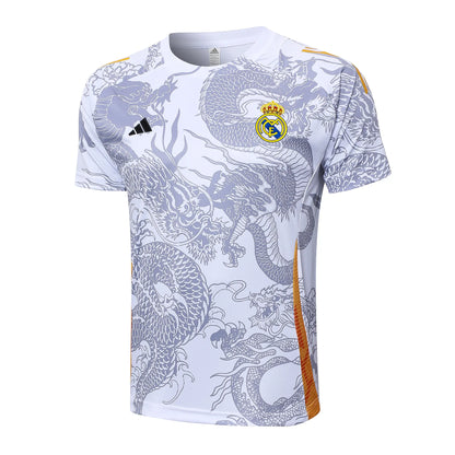 Conjunto Real Madrid Treino 24/25 Branco Dragão
