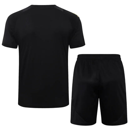 Conjunto Real Madrid Treino 24/25 Preto Escamas