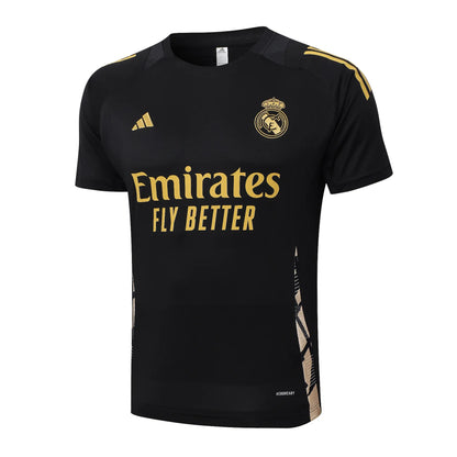 Conjunto Real Madrid Treino 24/25 Preto Escamas
