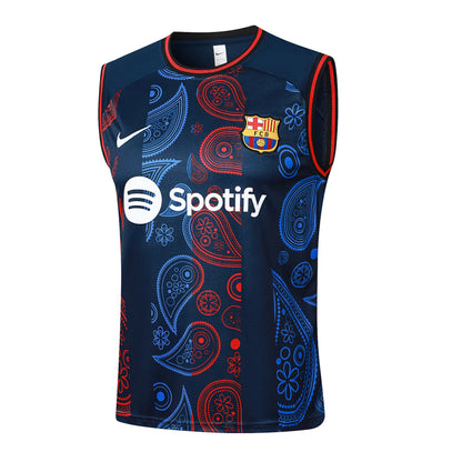Conjunto Barcelona Treino Regata 24/25 Vermelho
