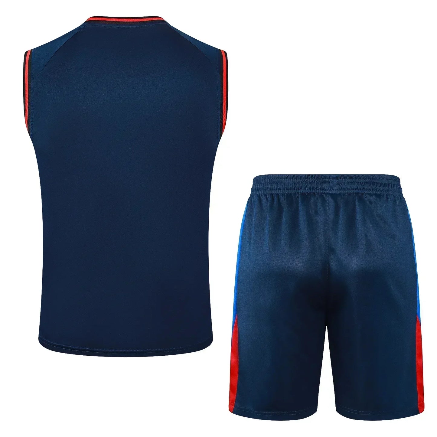 Conjunto Barcelona Treino Regata 24/25 Vermelho
