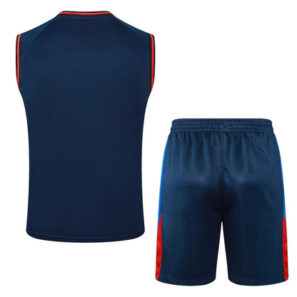 Conjunto Barcelona Treino Regata 24/25 Vermelho