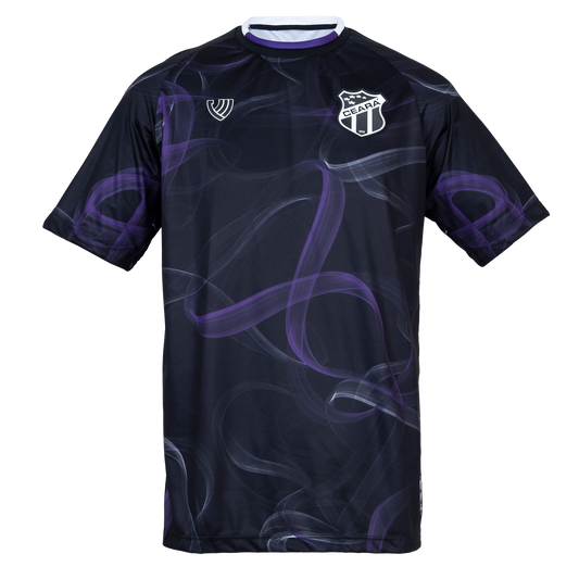 Camisa Ceará Aquecimento 2025 Atleta Preta