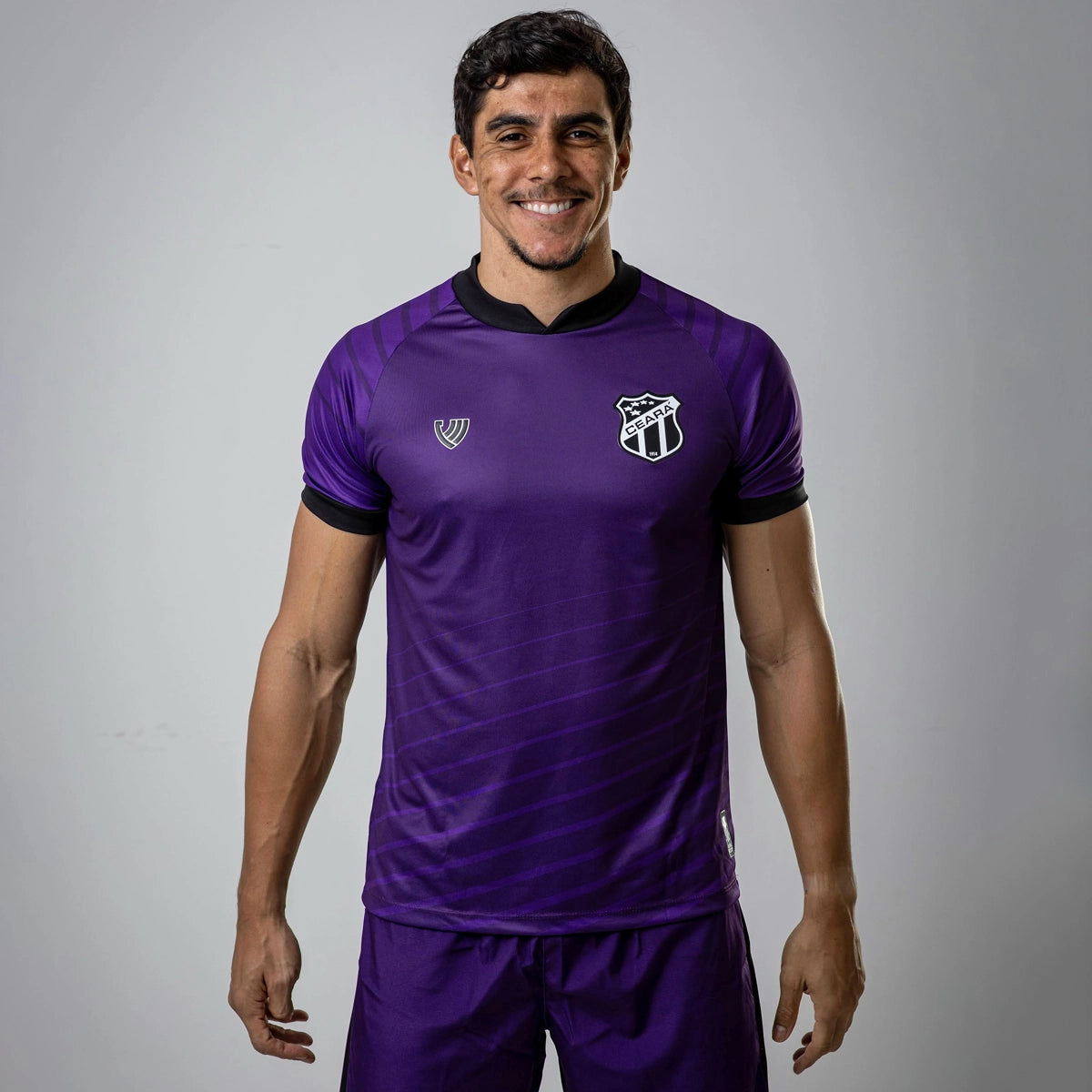 Camisa Goleiro Ceará I 2025 Masculina Roxa